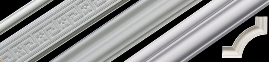 Stuckleisten Wand (flach Polystyrol)