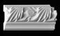 Preview: Wand 258 PU  5,7x2,2cm  feste Stuckleiste für Wandgestaltung