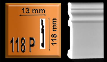 Fußleiste 118 P    118mm hoch