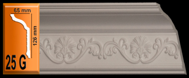 Stuckleiste VD 25 G   65x126mm