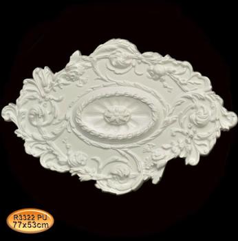 R 3322 PU Rosette - Durchmesser 77x53cm