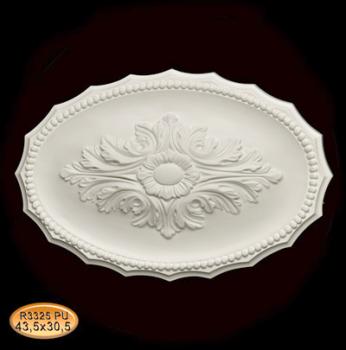 R 3325 PU Rosette - Durchmesser 44x31cm