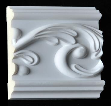 Wand 236 PU  12,8x1,4cm  feste Stuckleiste für Wandgestaltung