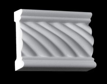 Wand 239 PU  7,5x1,5cm  feste Stuckleiste für Wandgestaltung