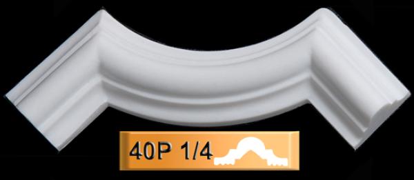 Viertelkreis 40 P 1/4  40mm breit