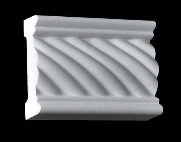 Wand 239 PU  7,5x1,5cm  feste Stuckleiste für Wandgestaltung