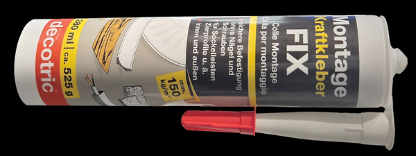 Kleber "decotric" Kartusche ca. 525g /280ml